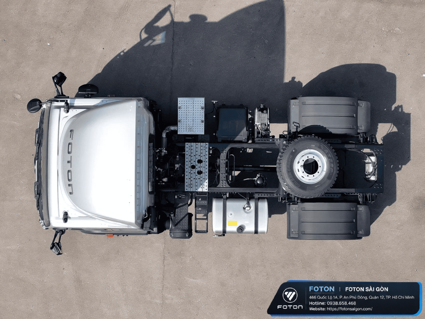 XE ĐẦU KÉO FOTON 1 CẦU AUMAN EST FV 270 (270HP)